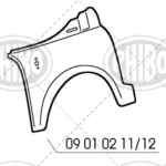 Parafango anteriore sinistro Fiat 500 F L R