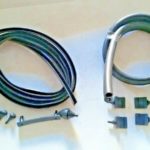 Serie 2 guarnizioni cofani ant. e post.con gommini battuta Fiat 500 FLR