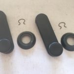 FIAT PANDA 4x4 DAL 1986 AL 2002 COPPIA 2 MANIGLIE ALZAVETRO+2 GHIERE+2 CLIPS FISSAGGIO (Copia)